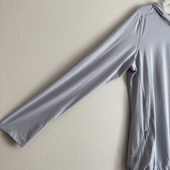 Mountain Hardwear Womens Gray Crater Lake Hoody Size Large Lightweight Active - Picture 3 of 10